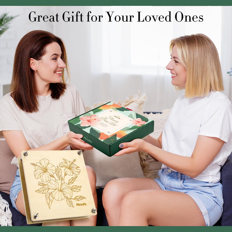 Aboofx Extra Large Flower Press Kit  11"" x 11"" 10 Layers Wooden Flower Pressing Kit with Storage Bag  Flower Pressing Kit for Adults  DIY Pressed Flower Plant Preservation Kit - Image 3